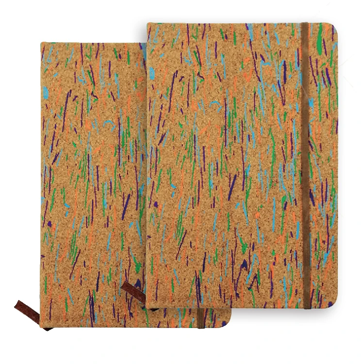 Wholesale Cheap Customised Notebook A5 Cork Eco Friendly Empty Cute Organizer Planner A4 B5 Powerbank Dot Journal Mental Health