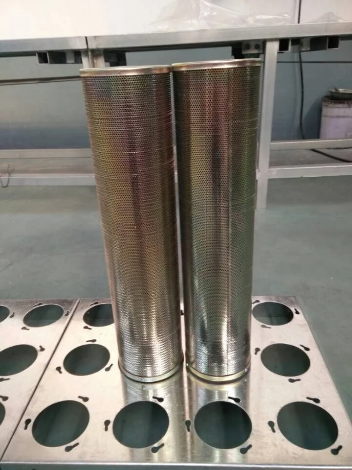 
145mm diameter cylinder/ canister activated carbon filter for Hvac industrial gas filtration 