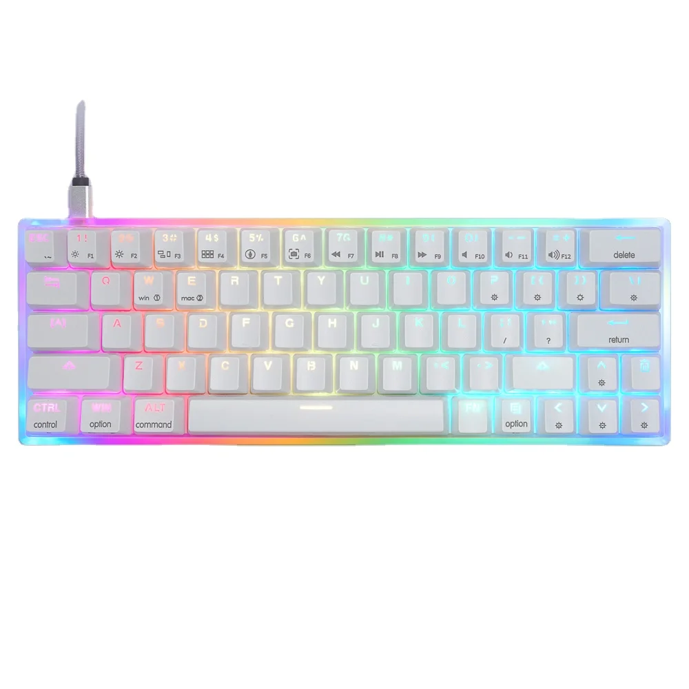 Factory direct price rk61 costom keyboard mechanical keyboard
