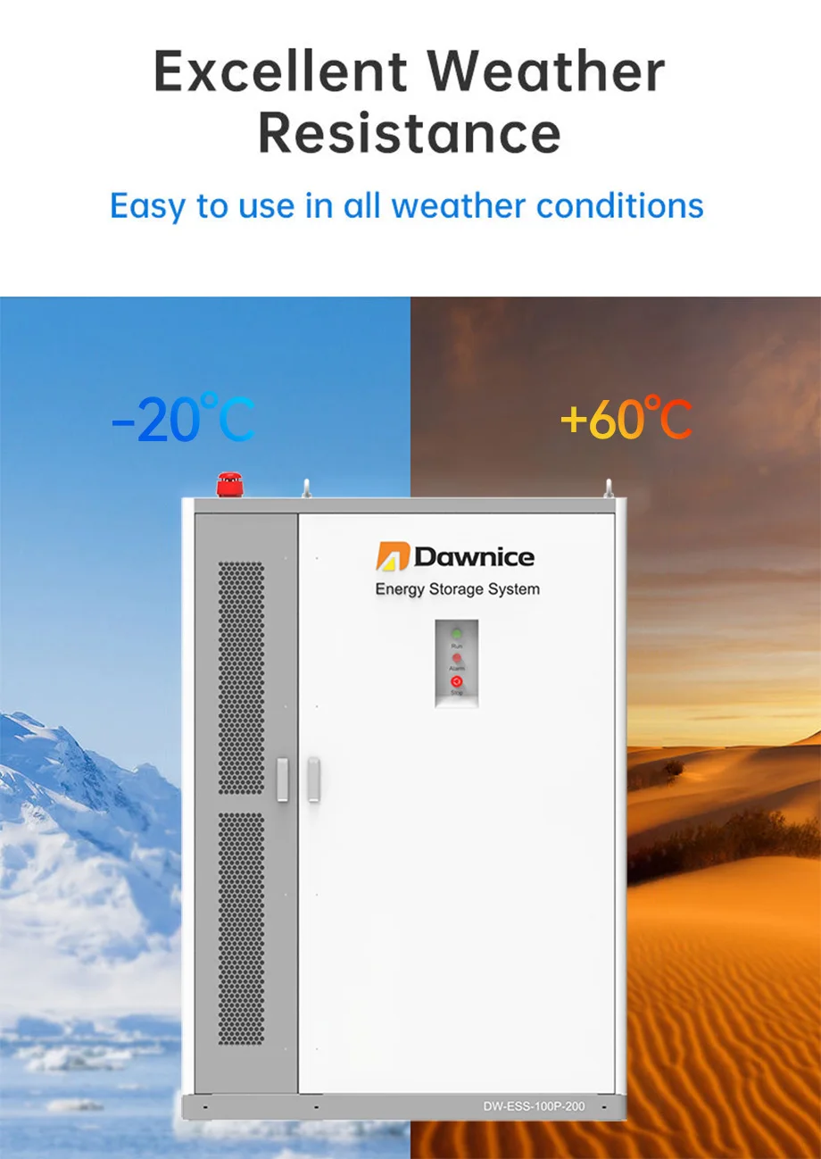 Dawnice OEM ODM Batterie 50kw 100 Kwh 100kw 200kwh 300kw Lithium Battery Bess Solar Battery Energy Storage System