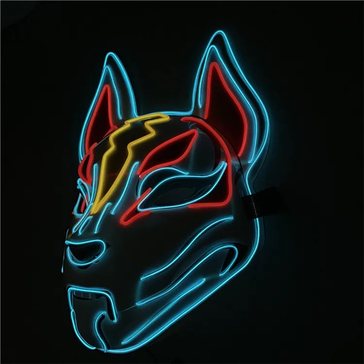 Light up Costume Cosplay Halloween Led Horror Fox
