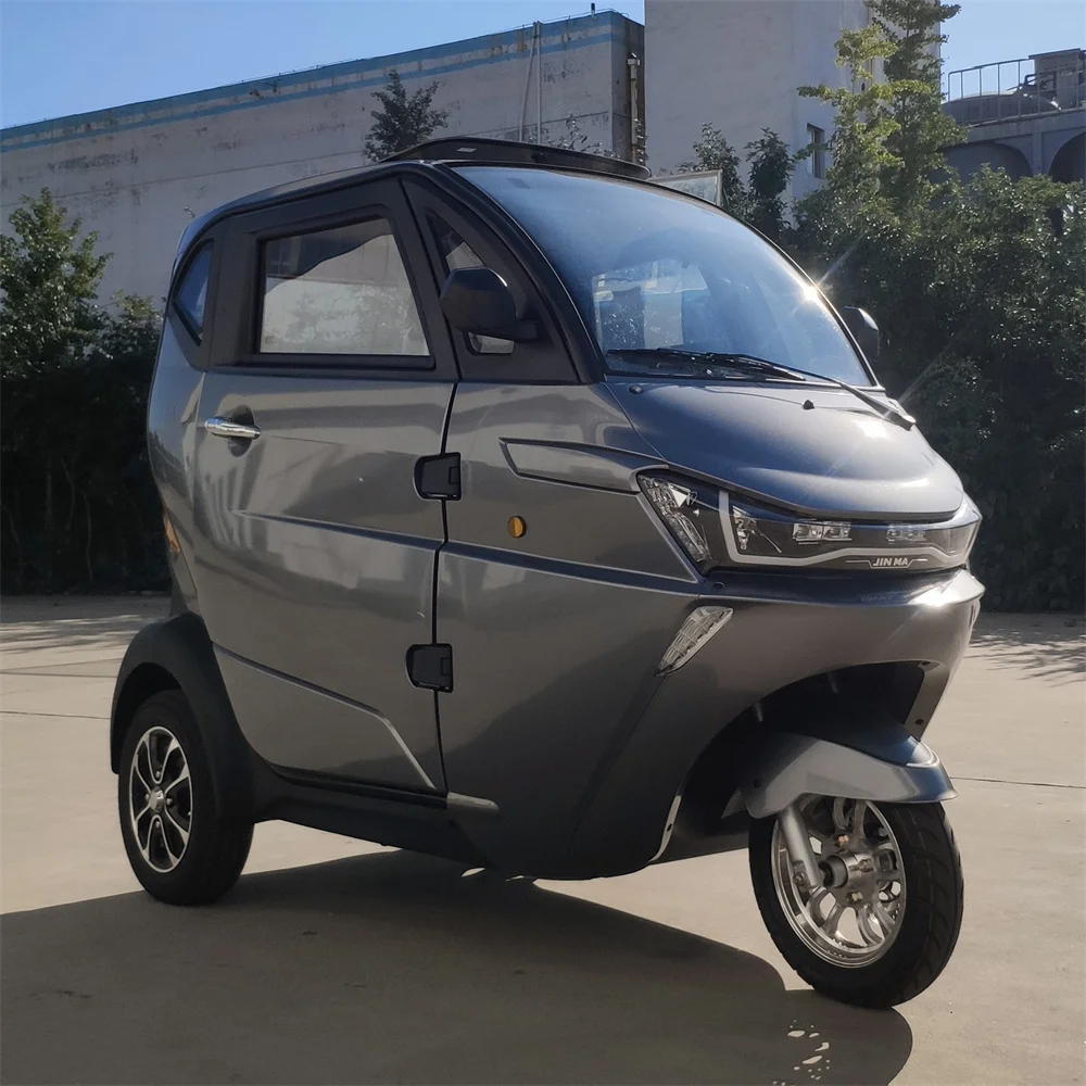 Two Seat Enclosed Covered Passenger Adult Tricycle