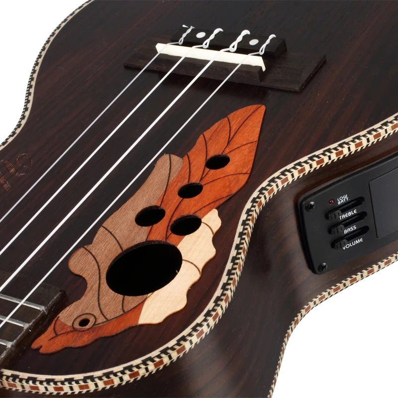 Walter Rosewood Electric Ukulele concert Tenor size Children Toys Wooden Musical Instrument  OEM 23 inch guitar bass ukulele