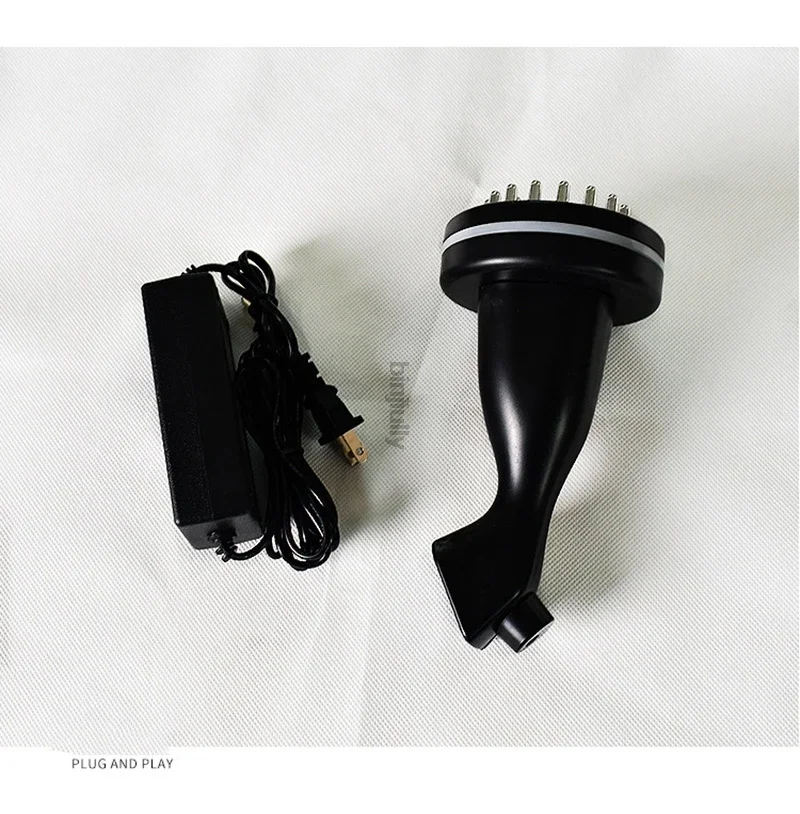 Vibration Shaping Muscle and Meridian Brush, Far Infrared Massage Device, Heat Application Shaping Biological Electric Comb