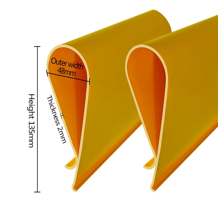 Steel Rebar 1 Meter Protection Strip Standard Duty Plastic For Construction