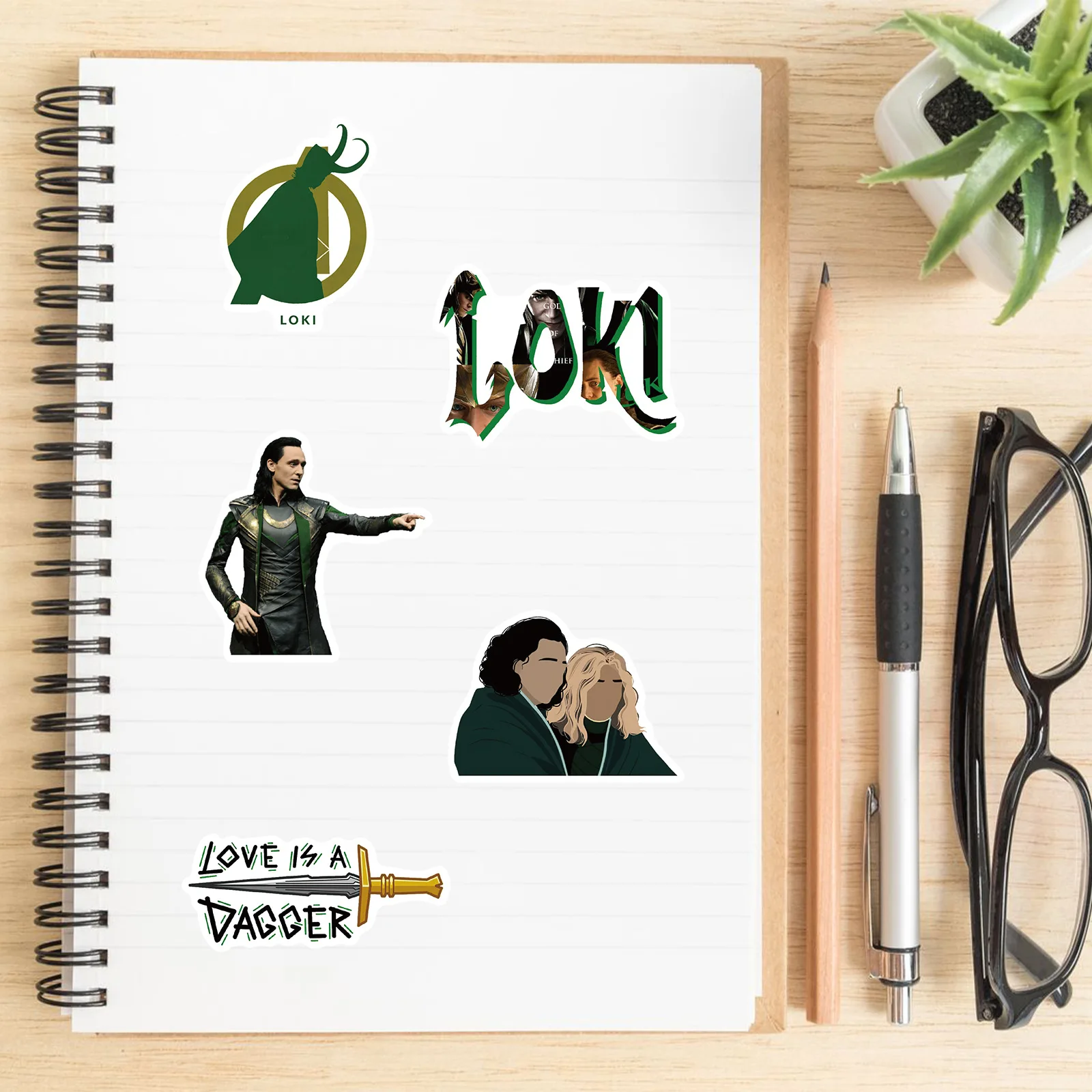 50Pcs American TV Show Loki Graffiti Stickers For Notebook Bottle Phone Custom Tom Hiddleston Label