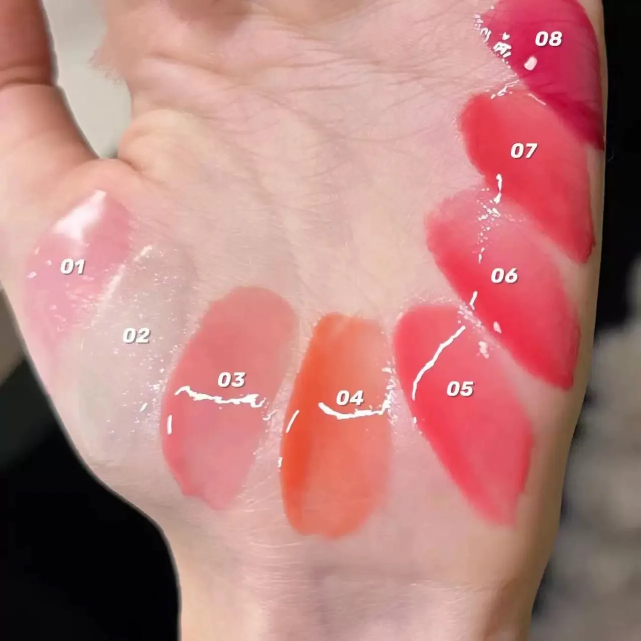 New Arrival Naturally colorful Jam Lipstick Cute Pink Lip Care Gloss Jelly Lip Gloss