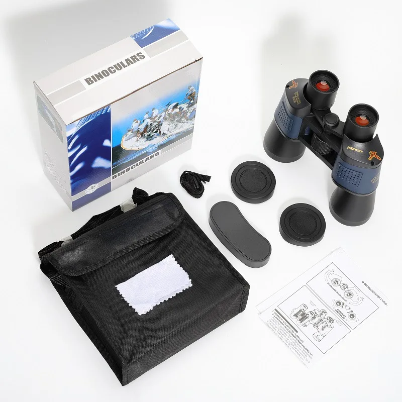 JSJM Wholesale High-Definition Telescope 60x60 High Magnification Low Light Night Vision Red Film Outdoor Telescope