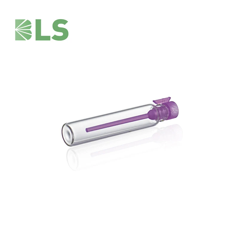 Small customized 1ml glass vial for glass perfume bottle packaging