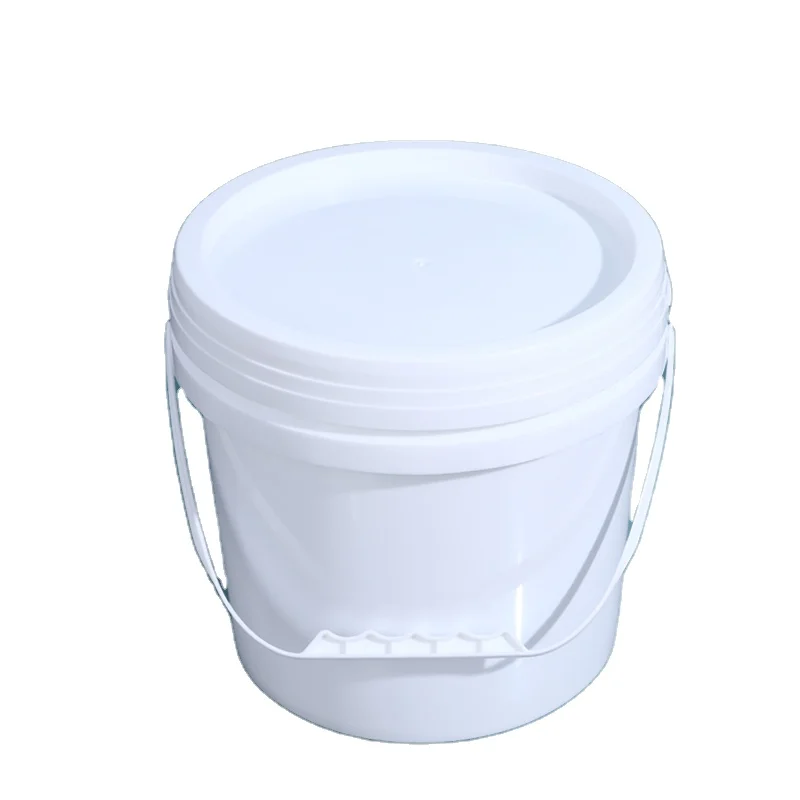 
UMETASS Wholesale Food Grade 2L Plastic Pail Round Bucket Container For Food Biscuit Popcorn Paint 