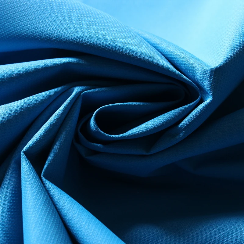 
eco friendly recycled pet fabric rpet poly waterproof plaid pongee fabric for garment 