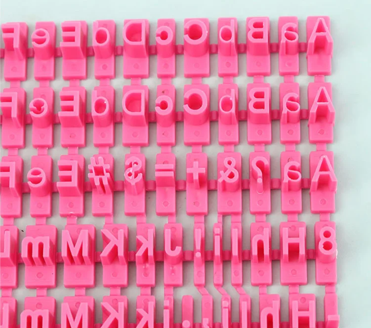 Алфавит в нижнем футляре для печенья резак помадки штамп пластиковый тиснитель формы торта форма