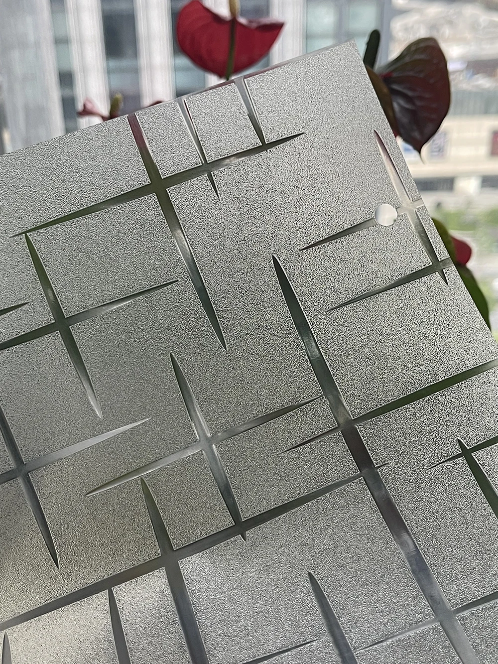 PVC frosted static cling window film thermal insulation UV protection glass film sticker decorative film