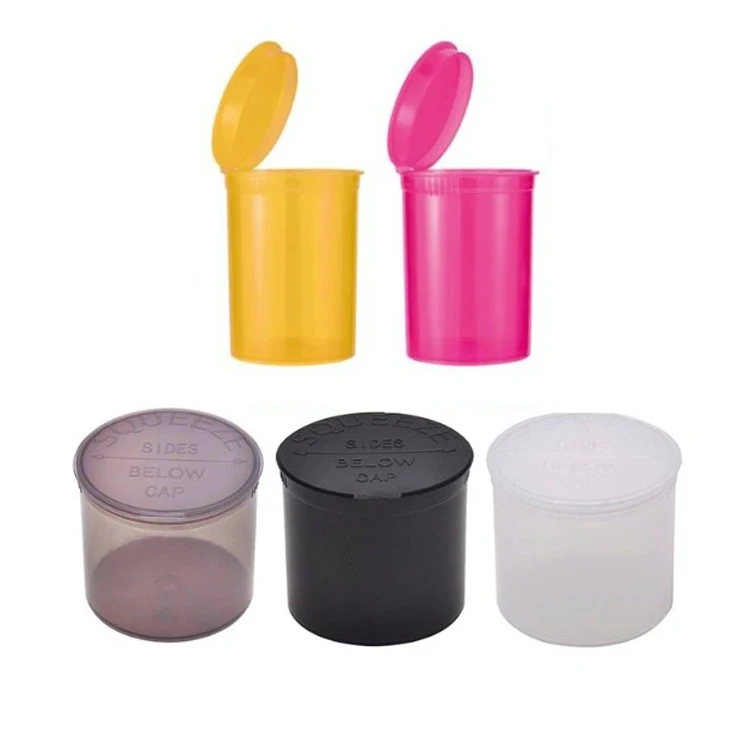 Pop Top Bottles 6dr 13dr 19dr 30dr 60dr Plastic Medical Vials with Custom color