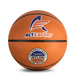 ActEarlier Outdoor basketball Custom made rubber basketball size 3 5 6 7 customize your own ball basketball