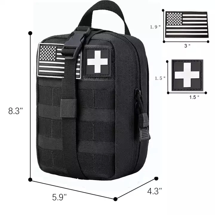 Waterproof and durable tear EMT pouch Molle IFAK tactical trauma first-aid medical bag