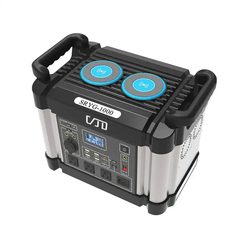 1000W 1500W 2000W Portable Power Station 2000W Power Bank With Solar Panel 100W 200W For Outside Camping