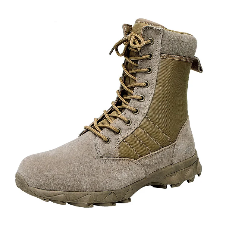 XINXING Good Quality Hiking Tactico Desert Boots Men Woman Female Outsole Waterproof Combat Boots with Zipper