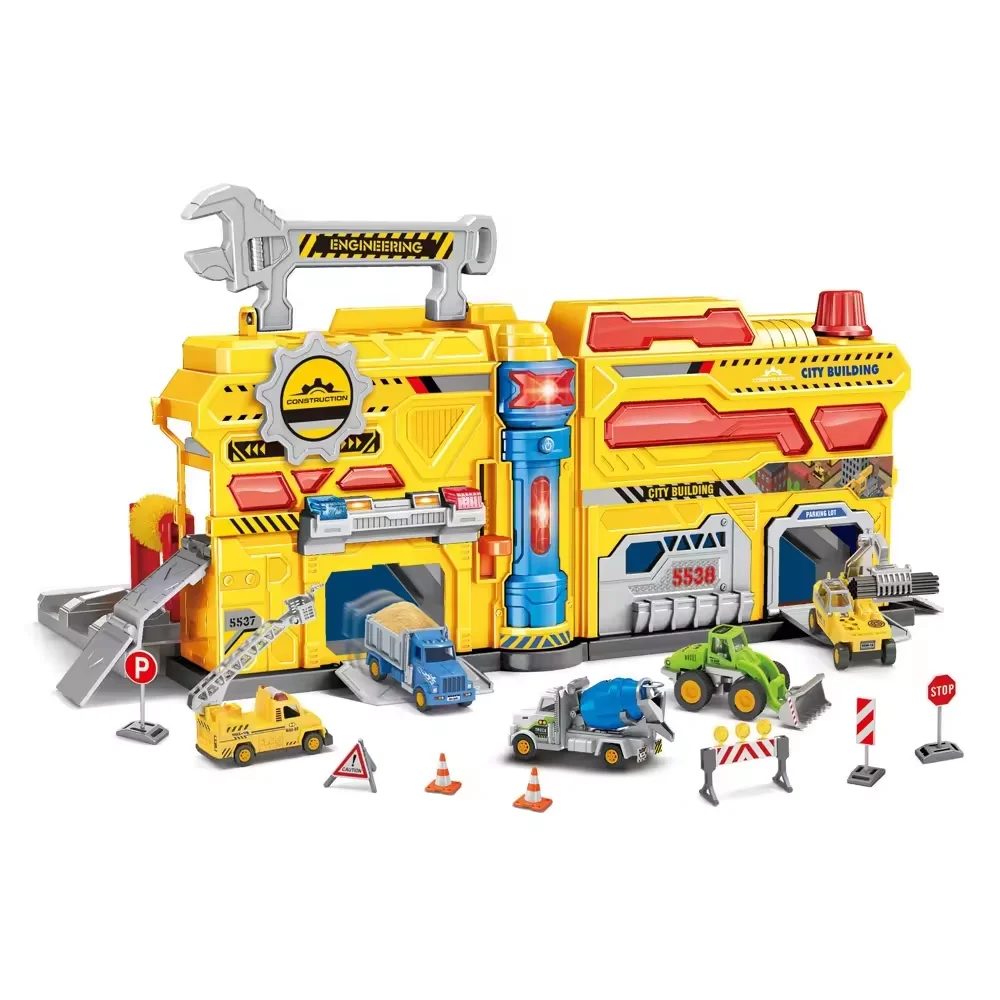pretend play engineering construction repair shops toy car washing station vehicle repair and maintenance factory play set