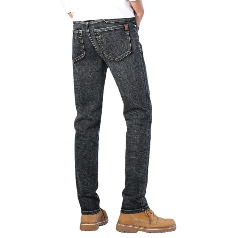 Business Ready Factory Wholesale Straight Tube Jeans Mens Casual Stretch Fashion jeans