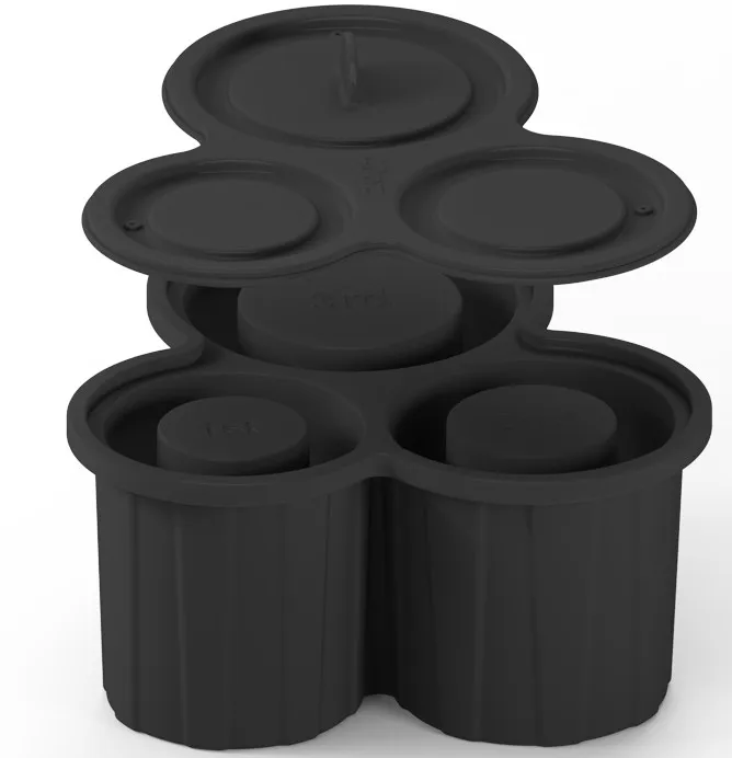 Ice Cube Molds Silicone Ice Cube Tray With Lid Tumbler for Chilling  Whiskey Cocktails Slow Melting Large Round Ice Cube Molds