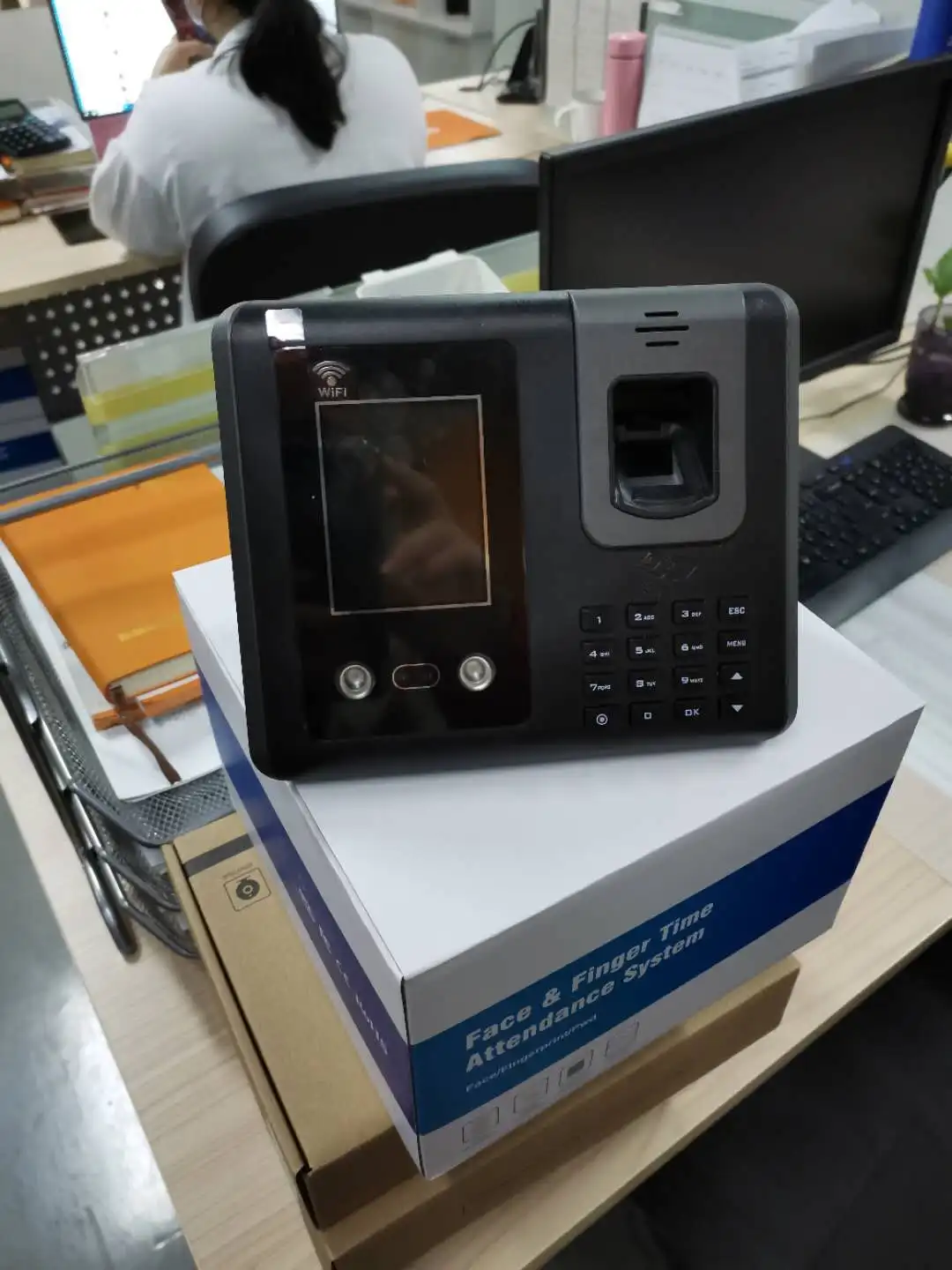 TIMMY Face Finger Print Fingerprint Device Recorder Biometric Time Attendance Machine