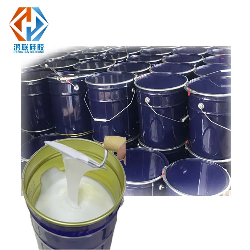 make craft resin mold rtv2 silicone rubber tin cure liquid silicon 2 component low viscosity cure into elastic silicone molds