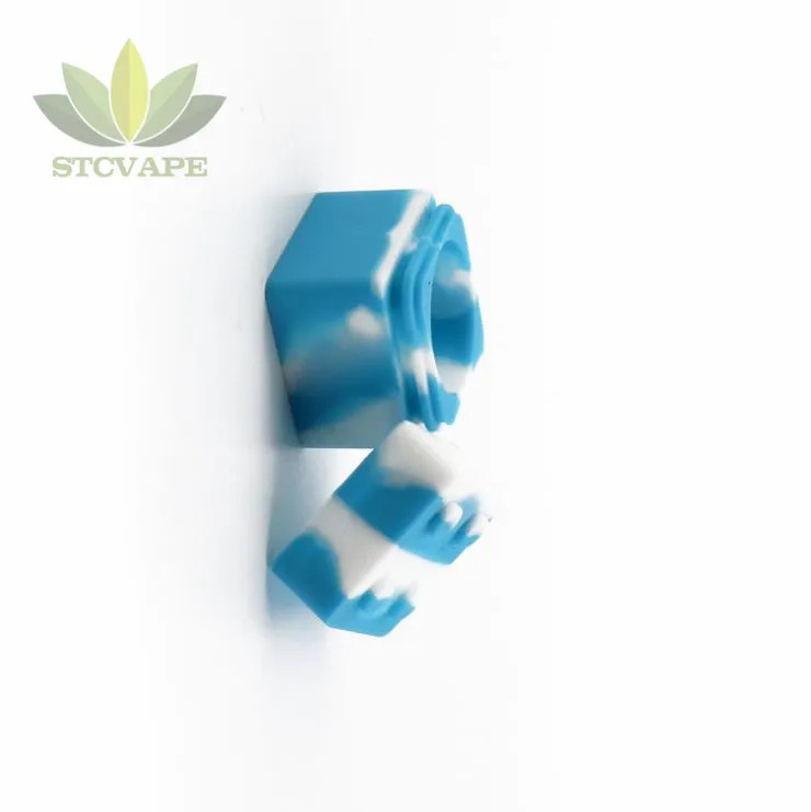 
2020 new arrival square Non-stick silicone wax container dabs small wax jars 