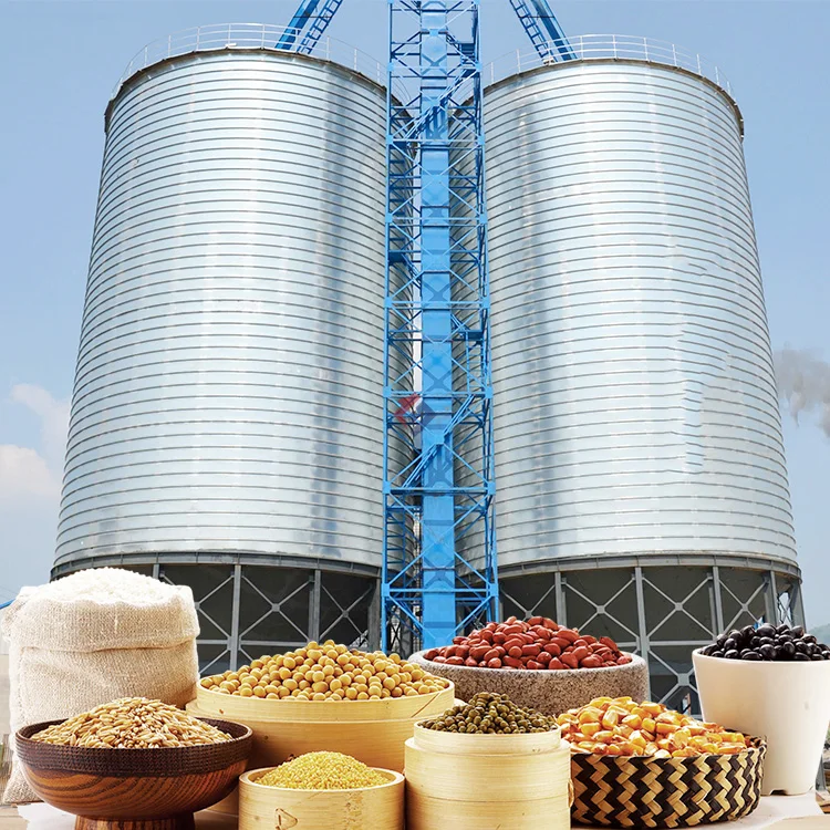 Steel silos for wheat and corn storage 100tons, 200tons, 500tons, 1000tons
