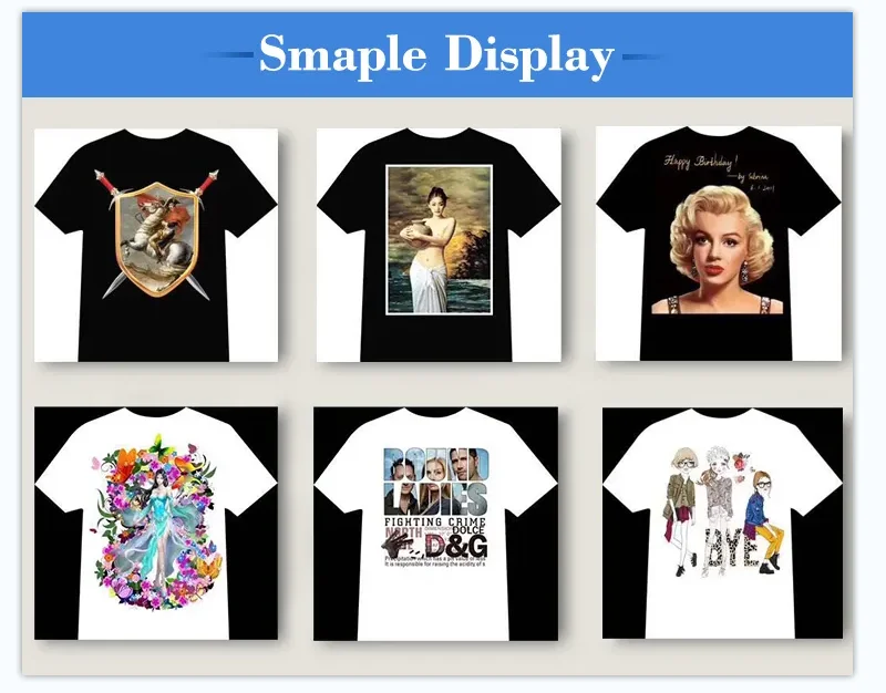 Printing Machine Dtg T-Shirt A3 Desktop Cloth Digital Cheapest Dual Head A2 Direct To Garment Large Format Textile Printer