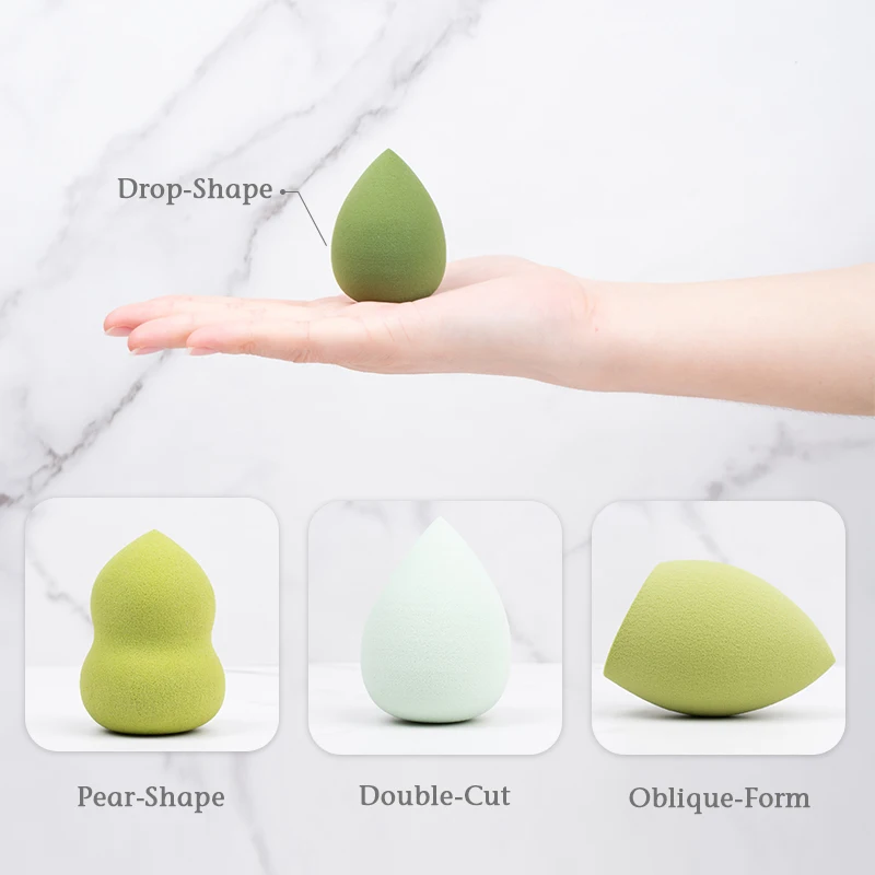 Factory Wholesale Blender Egg Set Custom Logo Packaging Private Label Beauty Sponge Blender