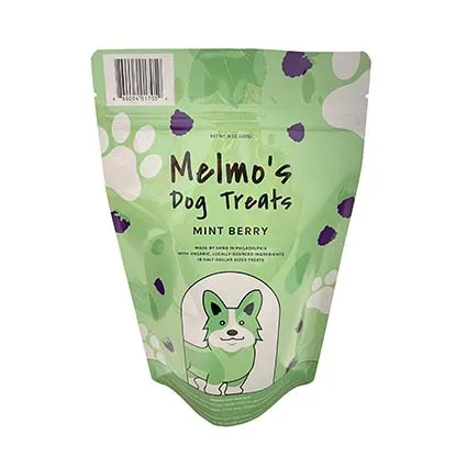pet food custom aluminum foil  pouch packaging digital printing custom pouch packaging with clean window  plastic packing bags