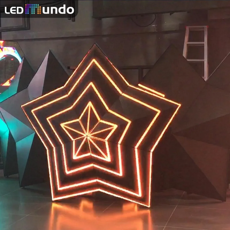 DJ booth stars HD Led Display Sign SMD Panel DJ Pantalla led DJ for disco night club bar