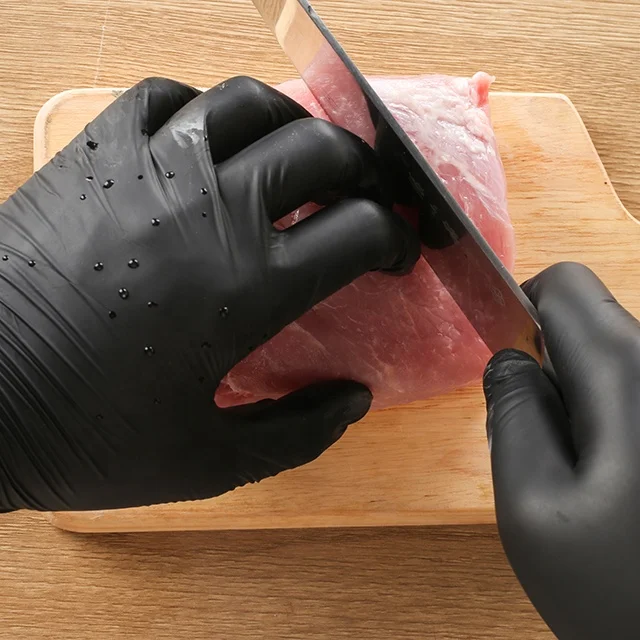 Professional Production Kitchen Washing Labor Protection Nitrile Gloves