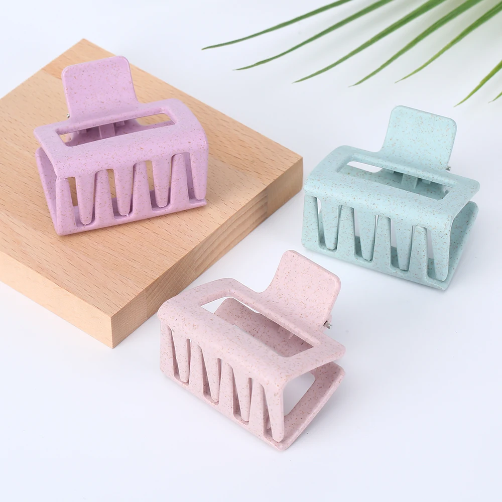 Wholesale 5 shaped claw hair clips small 1inch grip claw clamps mini hair claw clips for girls thin hair