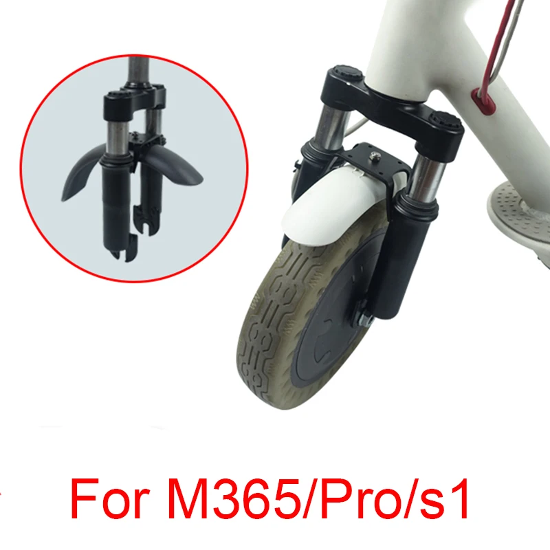 Electric Scooter Shock Absorber Fender Set For xiaomi m365 Shock Absorber Front Fork+Extend Foot Support suspension