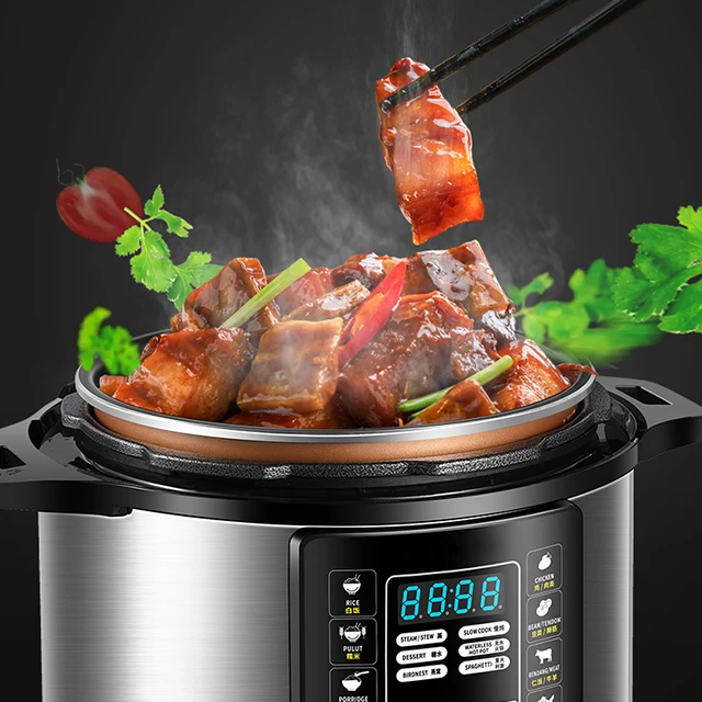 8L Electric Pressure Cooker Factory Outlets Stainless Steel rice cookers pressure cooker
