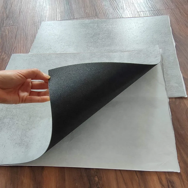 914.4x152.4mm 457.2x457.2mm Self Adhesive Vinyl Floor Tiles Plank Sheets for Home Plastic Floor PVC