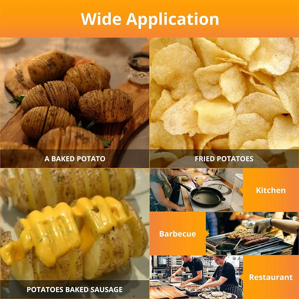 YF-PT100 Tornado Potato Spiral Cutter, Manual Stainless Steel Potatoes Twister Slicer