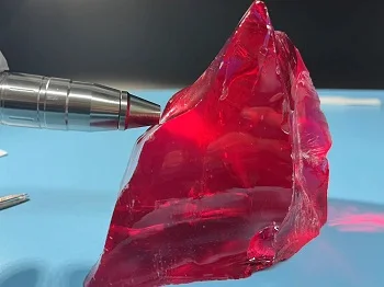 Colorful Rough Material YAG Stone Yttrium Aluminum Garnet Jewels