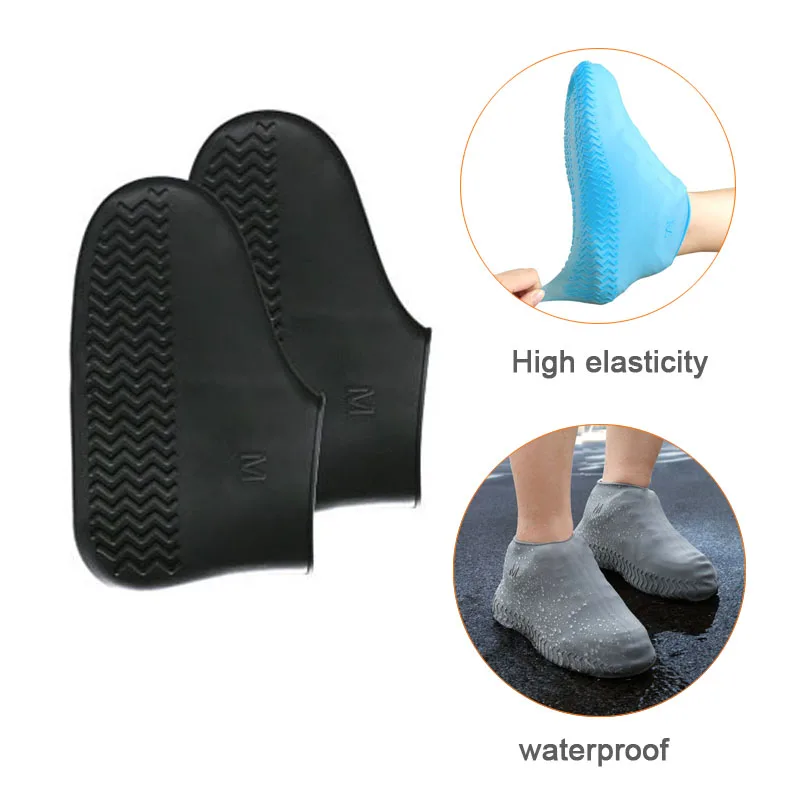 High Elasticity Wholesale Custom Outdoor Waterproof Silicone Protective Sock Sterile Shoe Covers