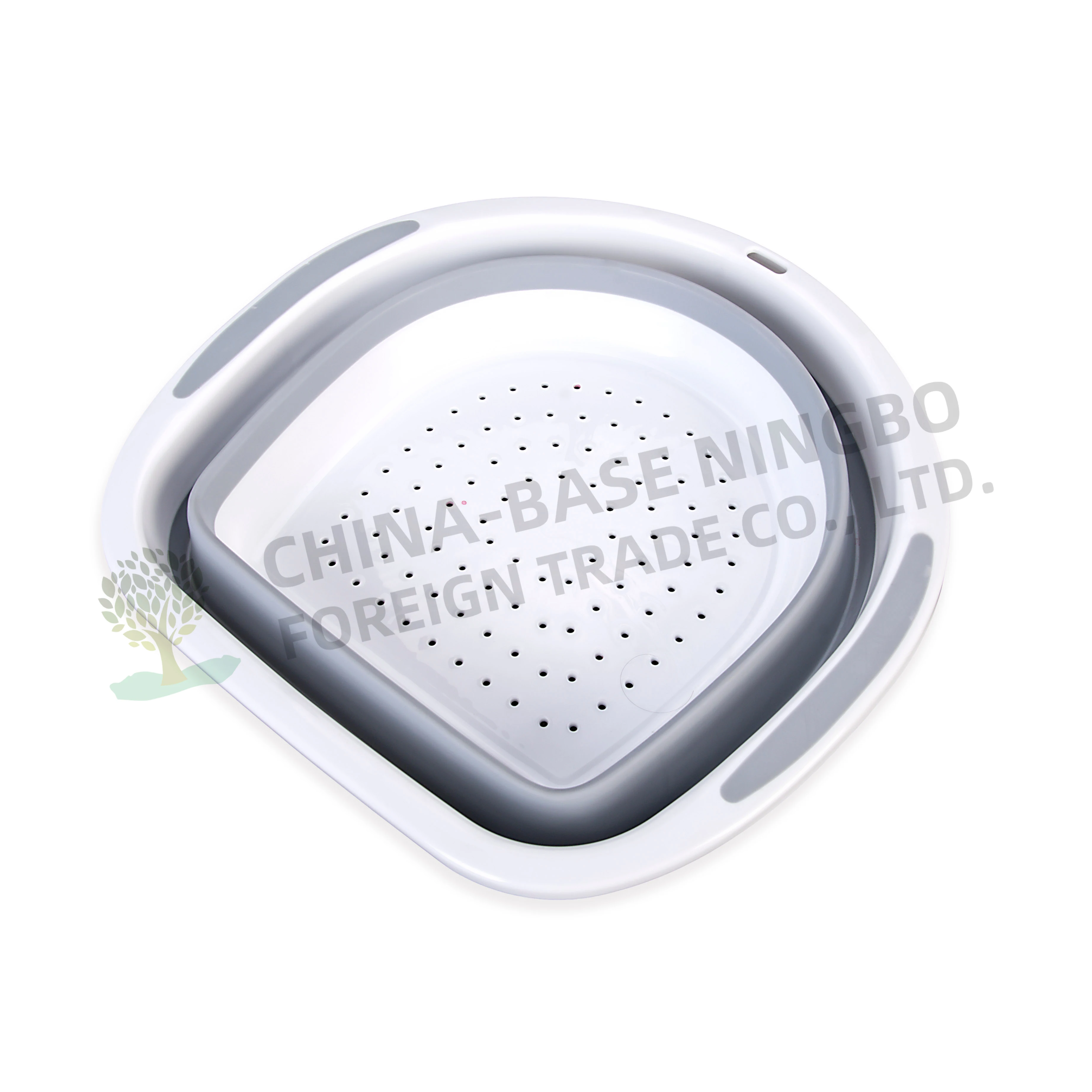 Multifunction Storage Silicone Basket Collapsible Foldable Cutting Board Folding Washing Basket with Chopping Board