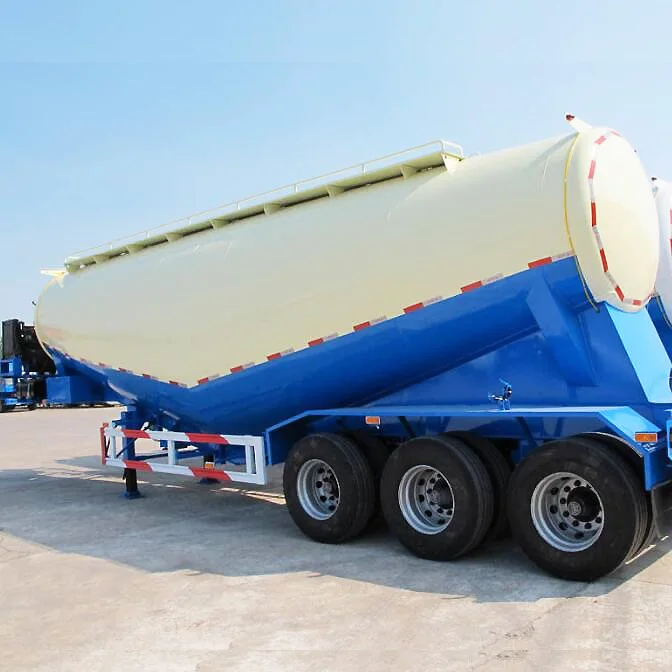 Hongdong 40cbm 40 M3 Dry Bulk Powder Cement Tank Carrier Truck Lime Tanker Semi Trailer Transporter