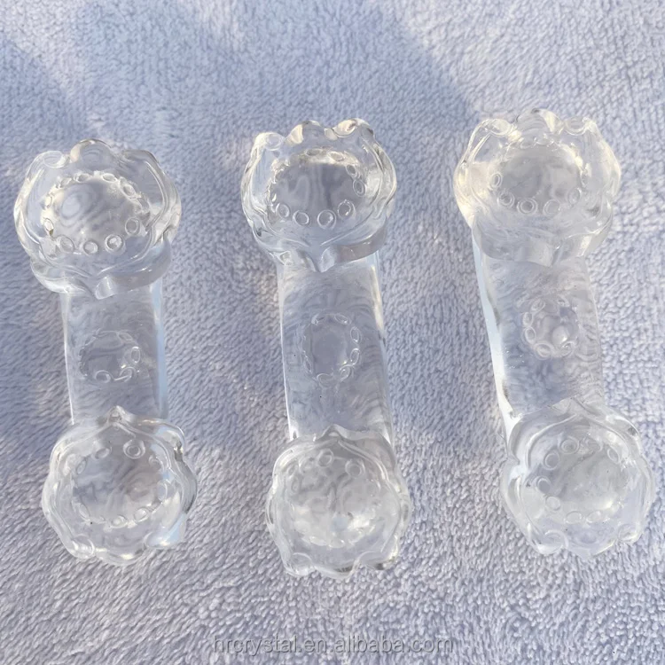 Healing Crystal Crafts High Quality Natural Clear Quartz Ru Yi Gemstone Crystal Carvings