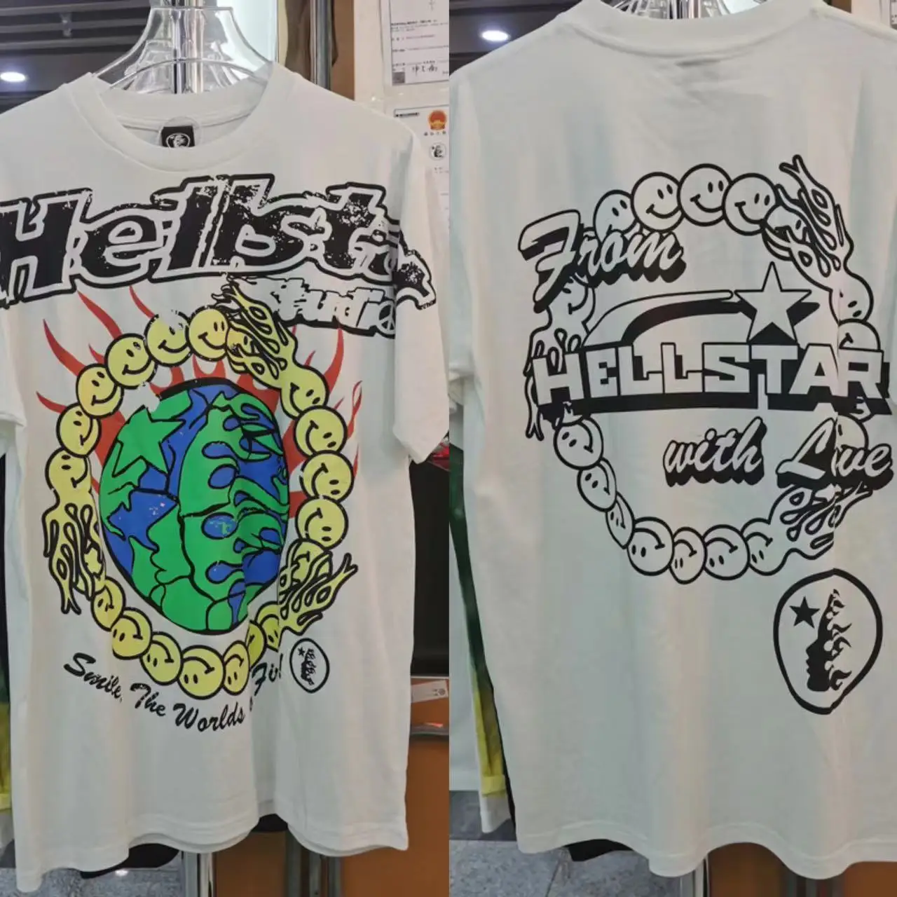 new arrival high quality Hellstar men t shirt streetwear Hip Hop Fashion Alphabet Print Men T shirt