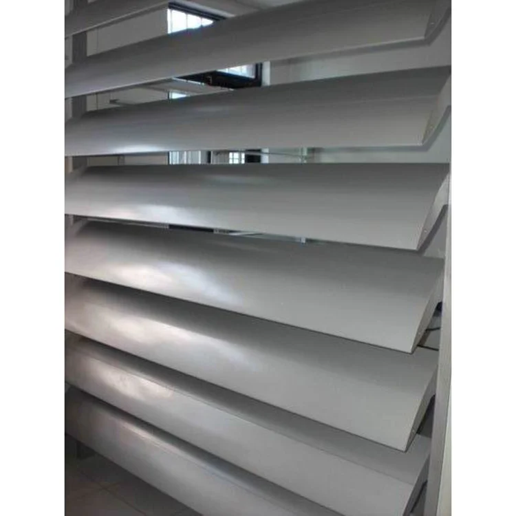 Aluminum Alloy Ventilated Intelligent Louvers Rainproof Blinds Shutter Office Louver