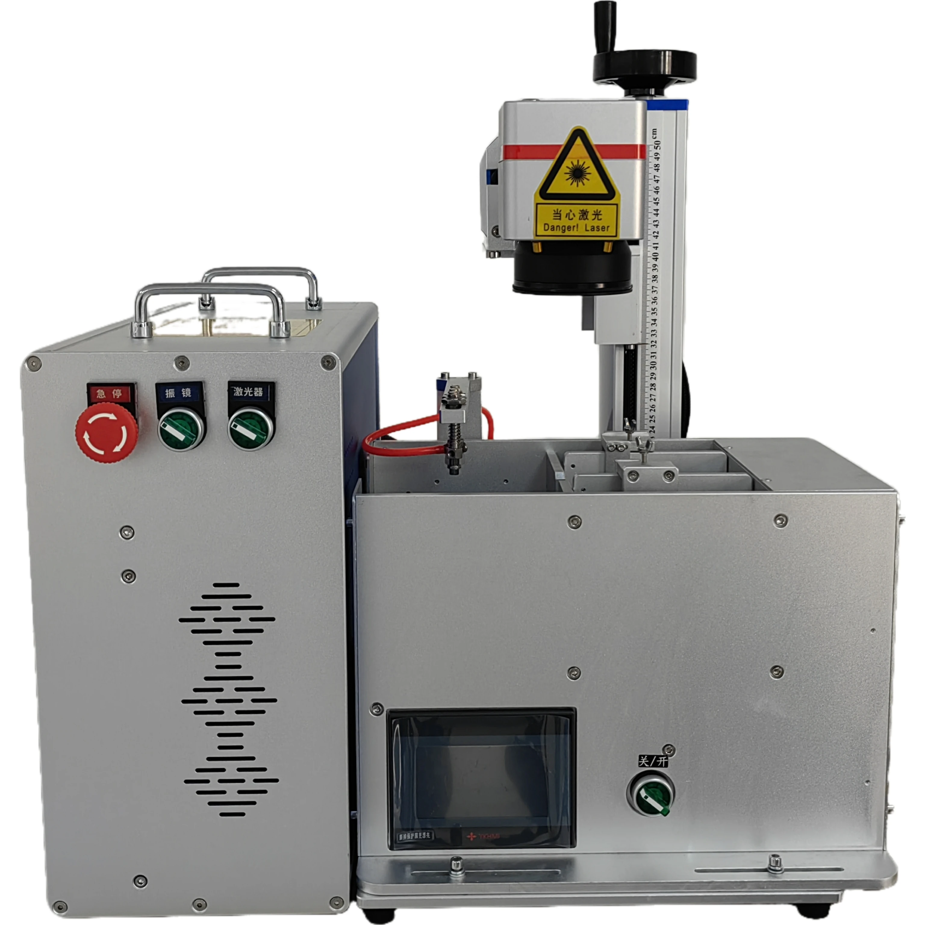 2025 New Automatic Feeding Laser Marking Machine 20W 30W 50W Marking Metal Business Cards Nameplates Plastic PC Cards IDCard