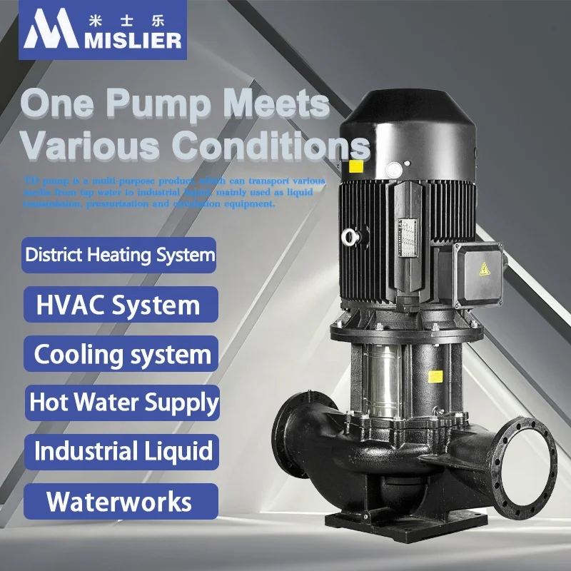 Grundfs TP Series Electric Inline Water Pumps Inline Booster Pump for Water Pressure