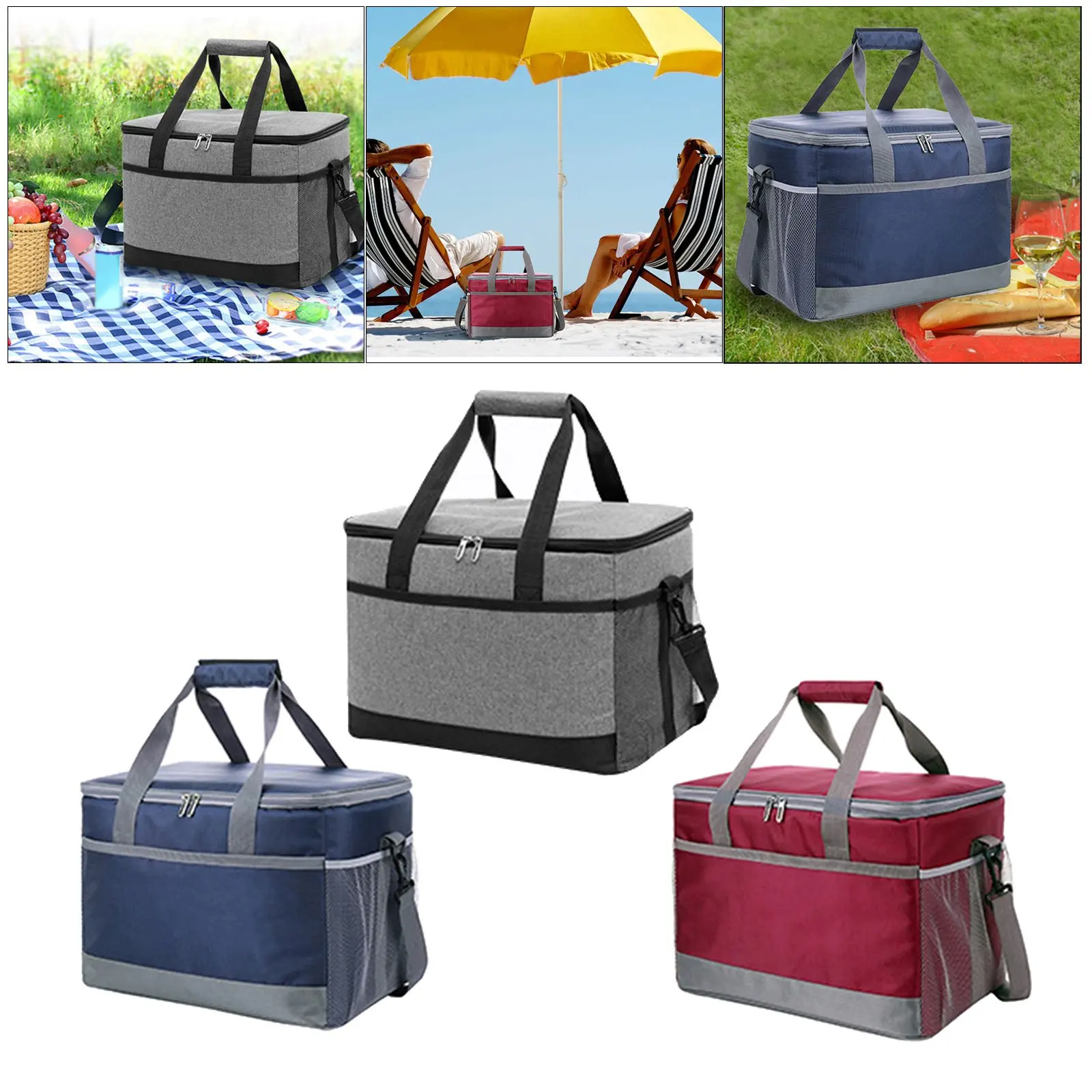 FREE SAMPLE Reusable Insulated Cooler Lunch Bag 33L Waterproof Warm & Cool Buffet Server Warming Tray Pizza Box