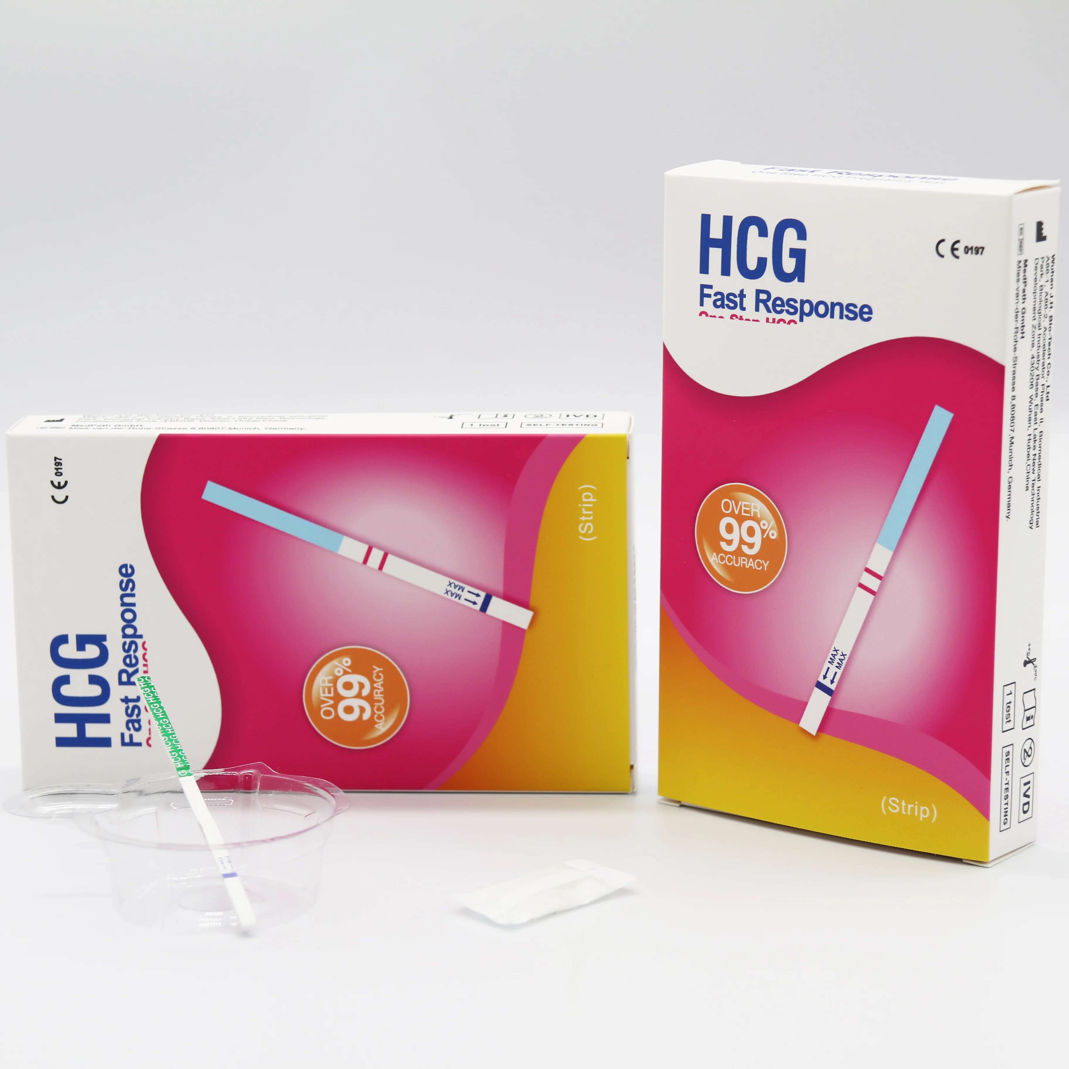 fast response hcg  early detection test  kit  strips